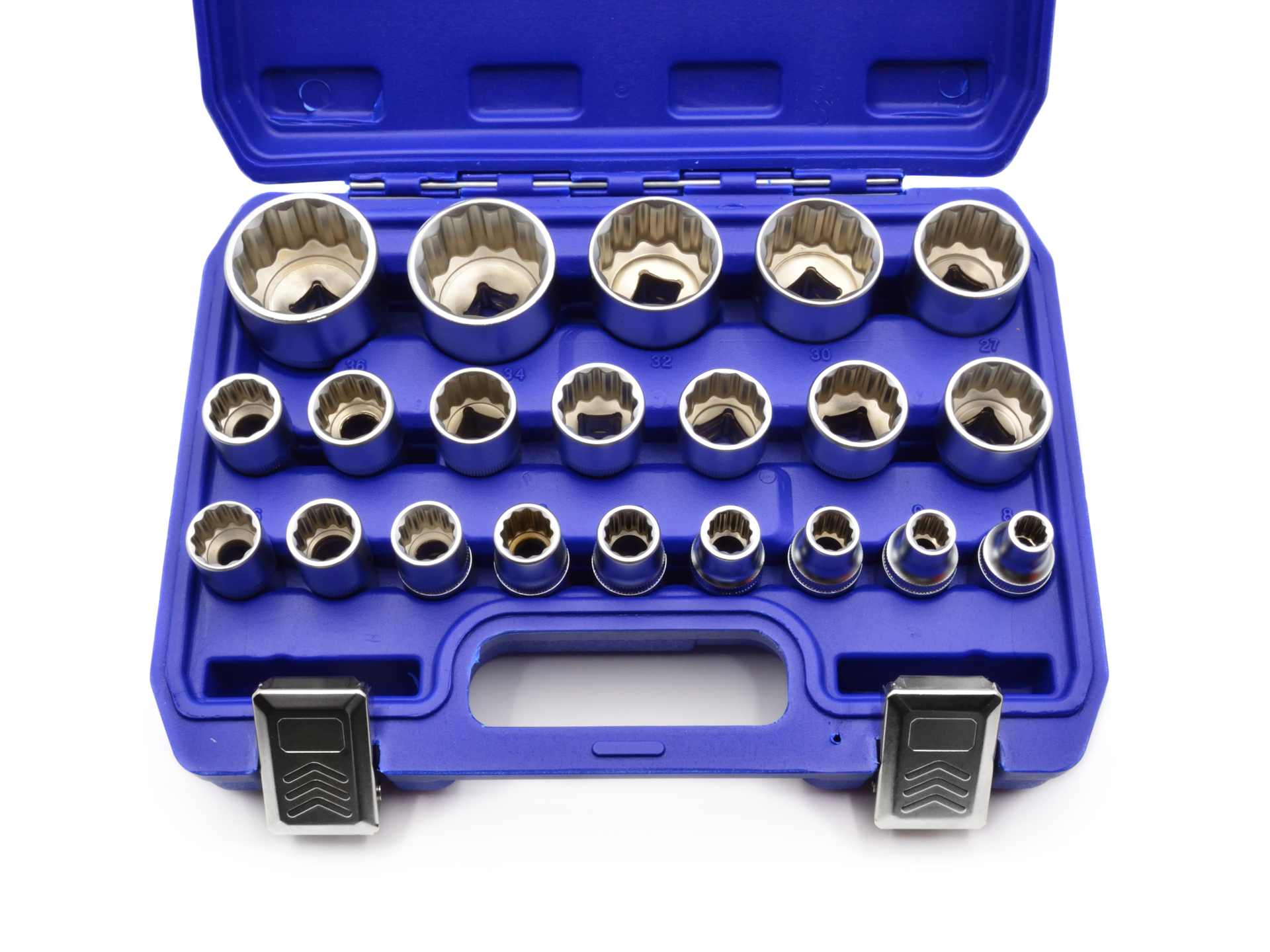 GEKO G13547 Hlavice nástrčné kľúče 21ks 8-36mm sada nástrčných hlavíc