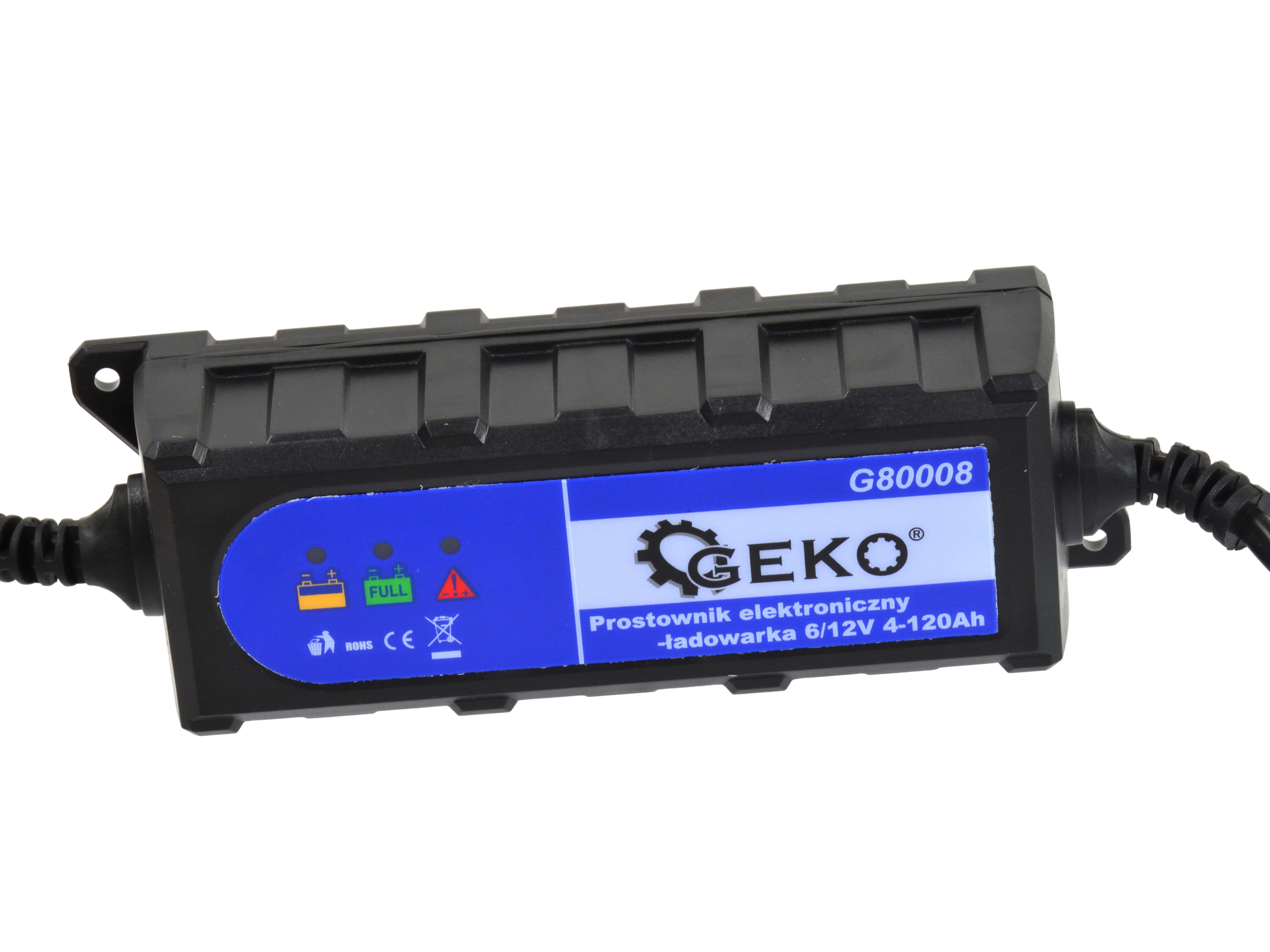 GEKO G80008 Elektronická autonabíjačka batérií 6/12V 4-120Ah