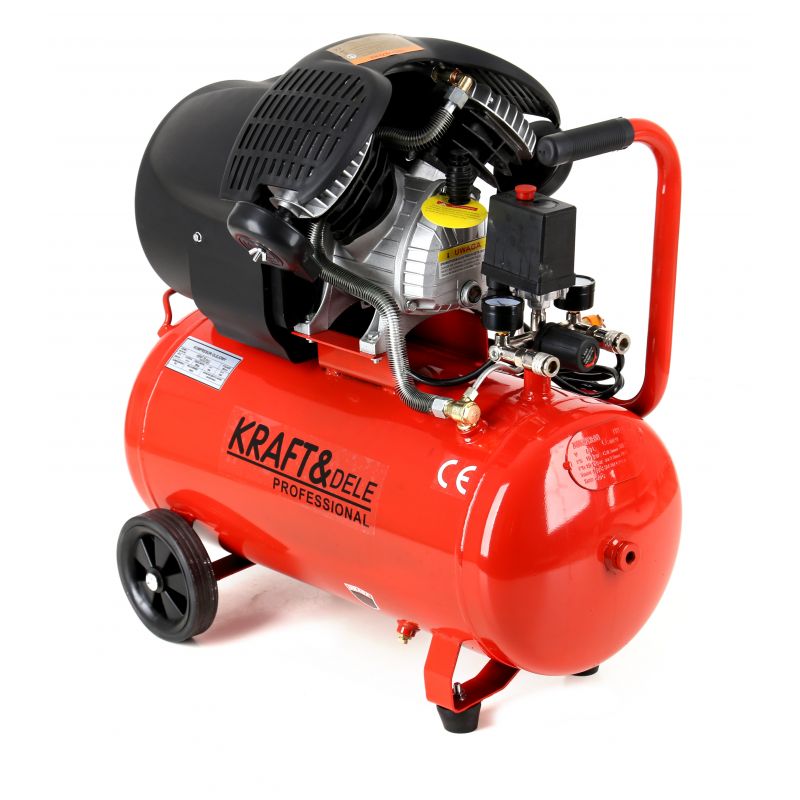 Kraft&Dele KD1484 KOMPRESOR OLEJOVÝ 50L 3kW / 4HP 13,6A 2piest
