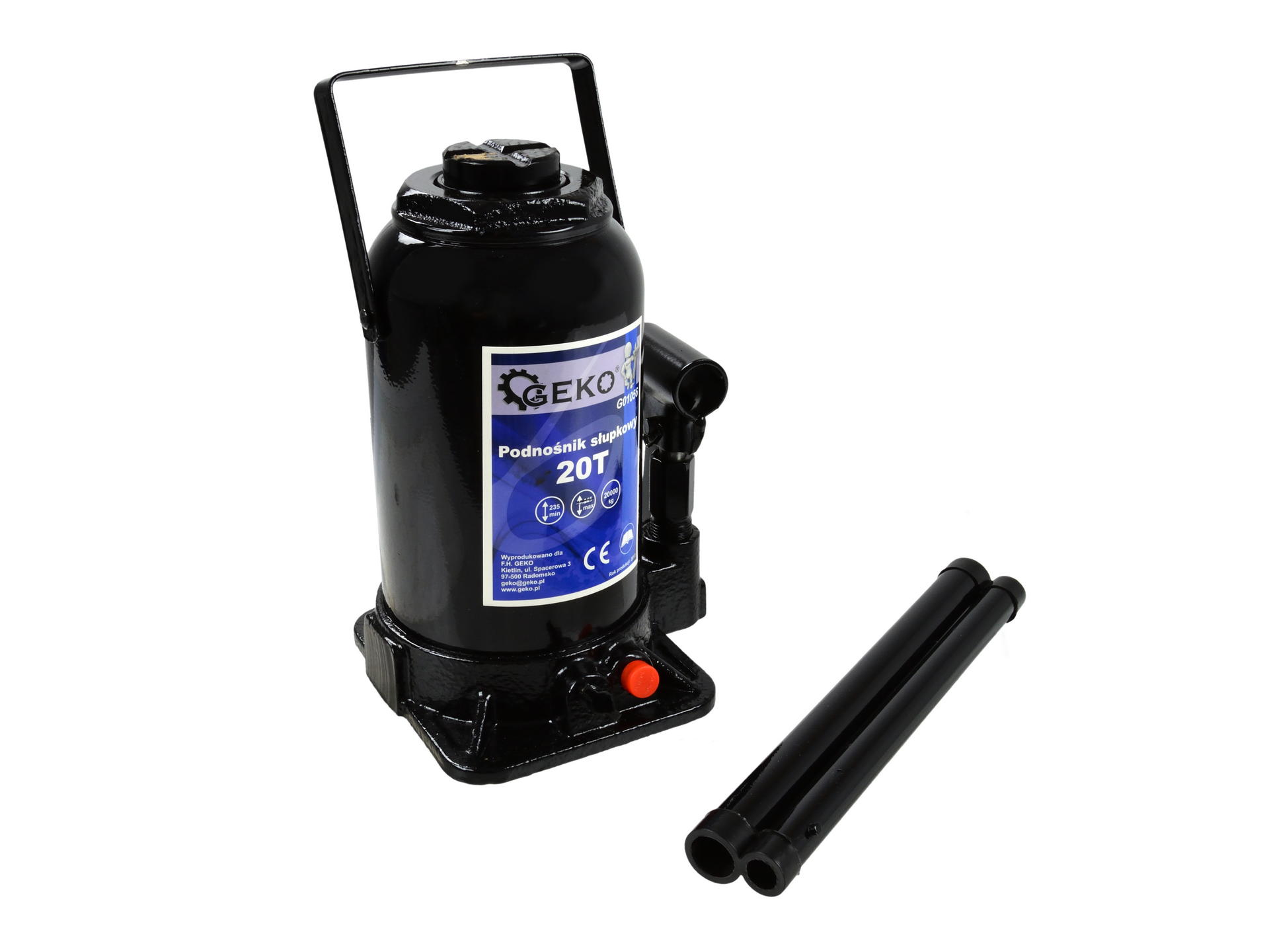 GEKO G01056 Hydraulický pákový zdvihák zdvíhadlo 20T  235 - 450 mm