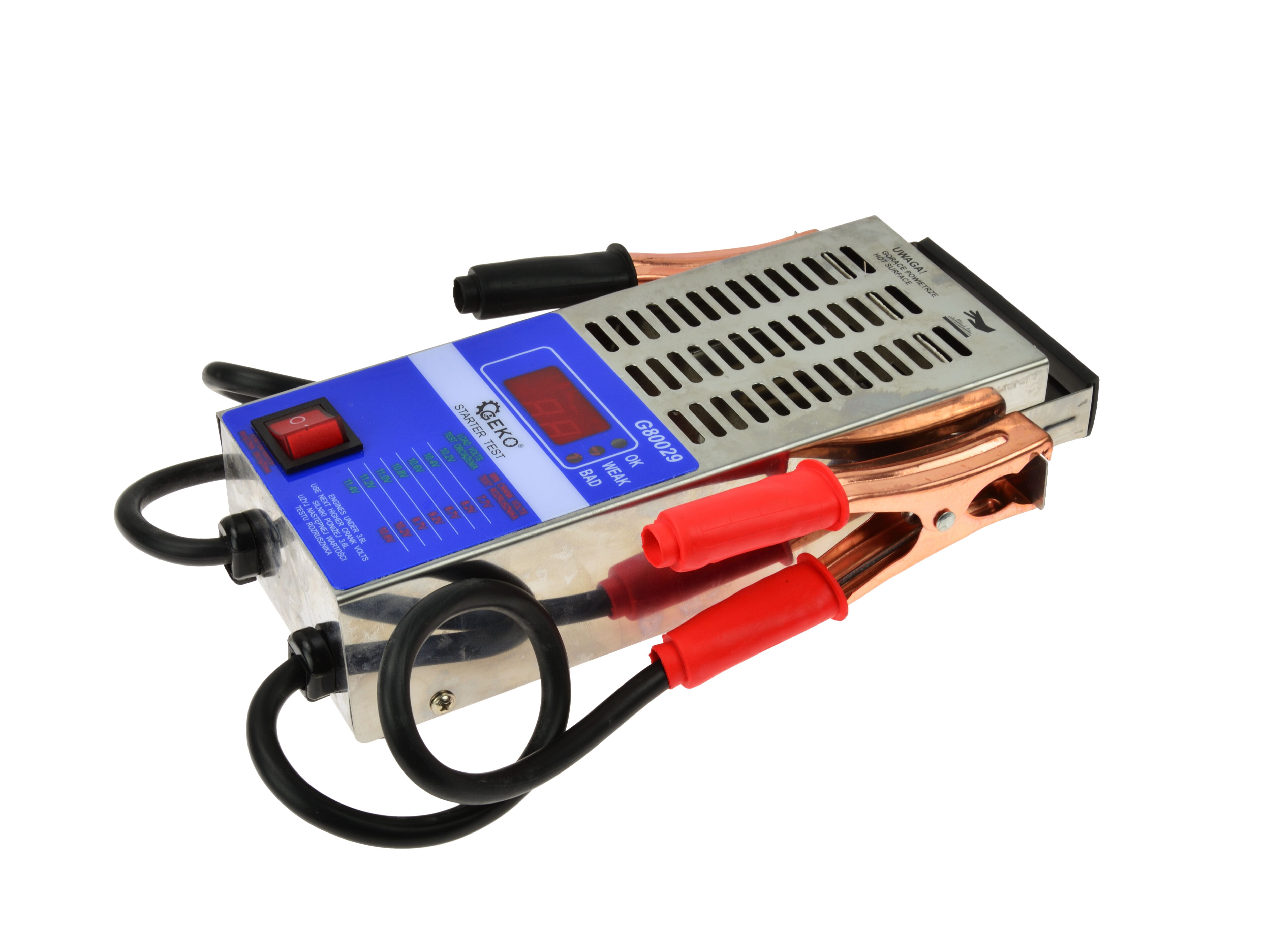 GEKO G80029 LCD tester na kontrolu 12V autobatérií digitálný displej