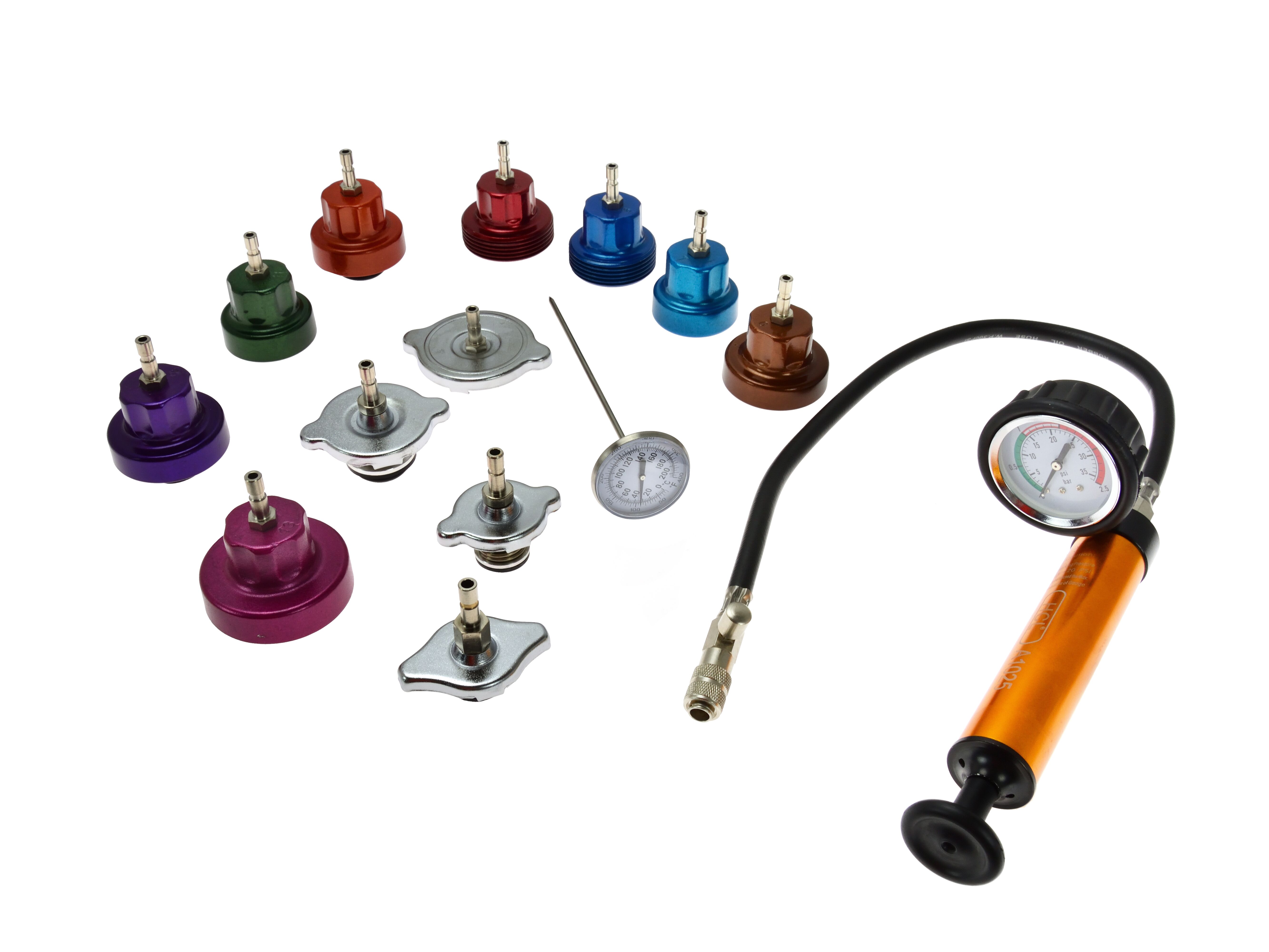 GEKO G02660 Tester merač na meranie tlaku a teploty chladiča