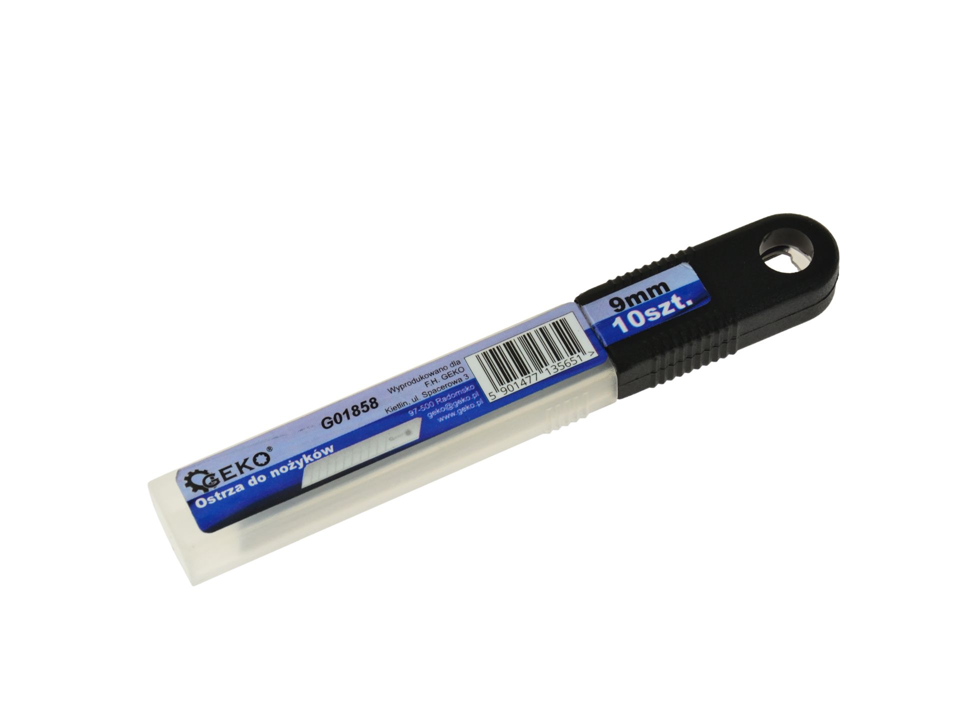 GEKO G01858  Náhradné odlamovacie nože čepele 9mm SK5 10ks do nožíkov