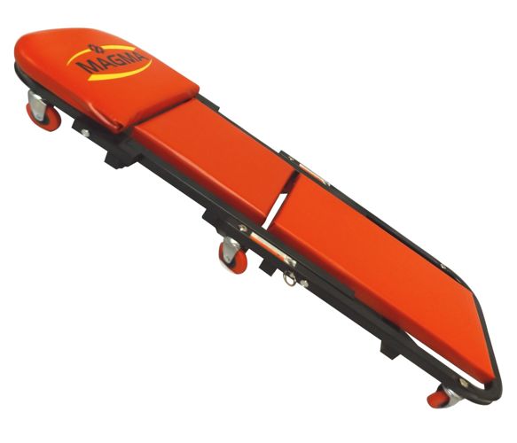 MAGMA 024DA Pracovné lehátko ležadlo pojazdné dielenské sedadlo stolička 2v1 102cm