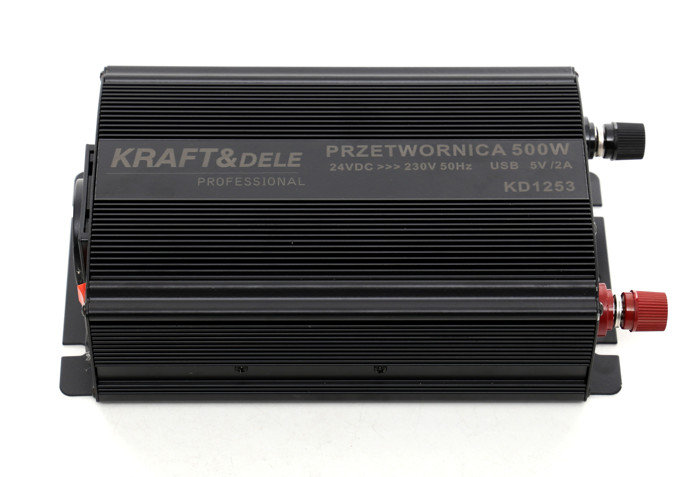 Kraft&Dele KD1250 Menič napätia konvertor 12V DC - 230V AC 350W