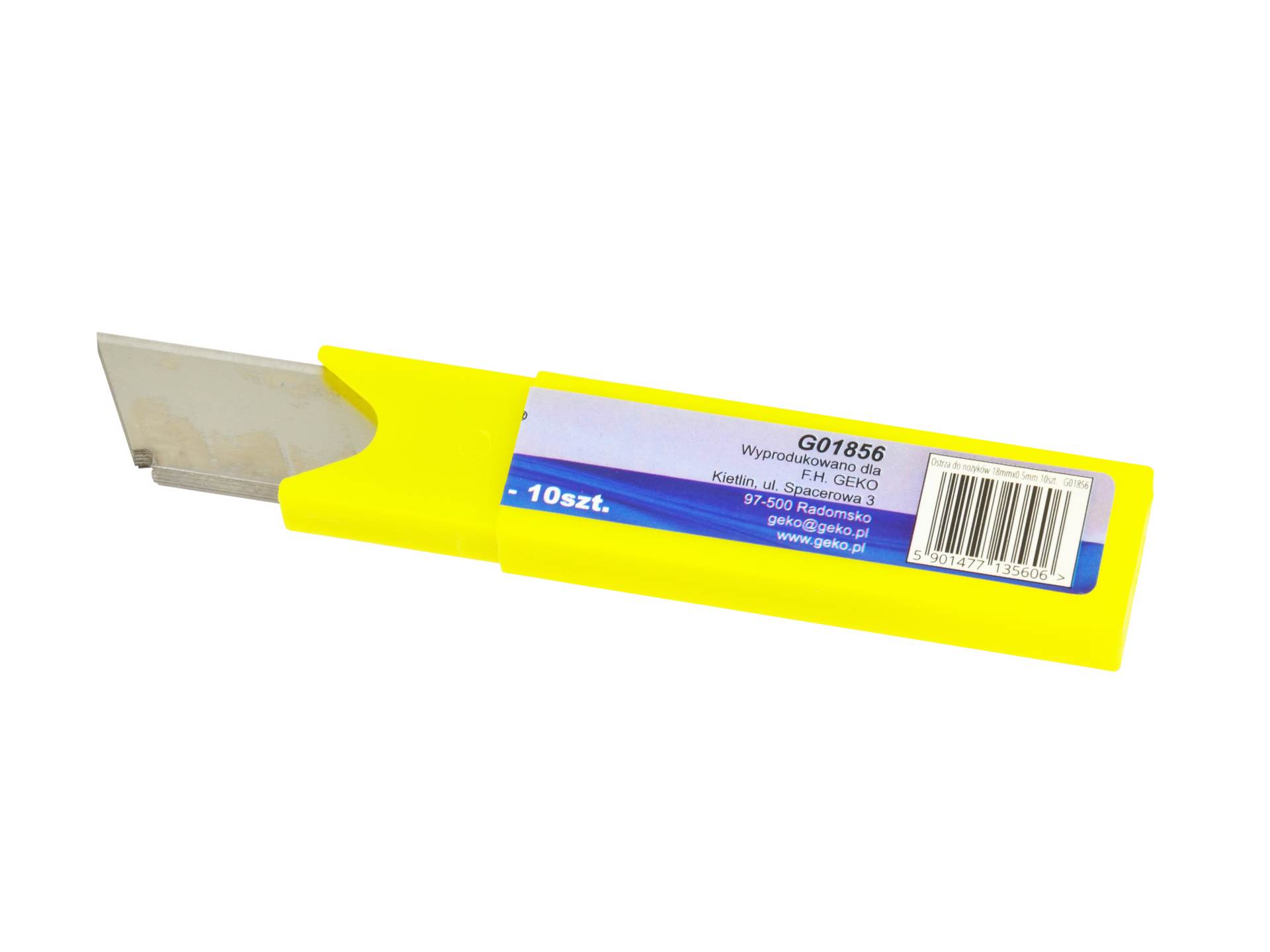 GEKO G01856 V07040 Náhradné odlamovacie nože 18mm x 0,5mm 5 balení x 10ks (50ks)
