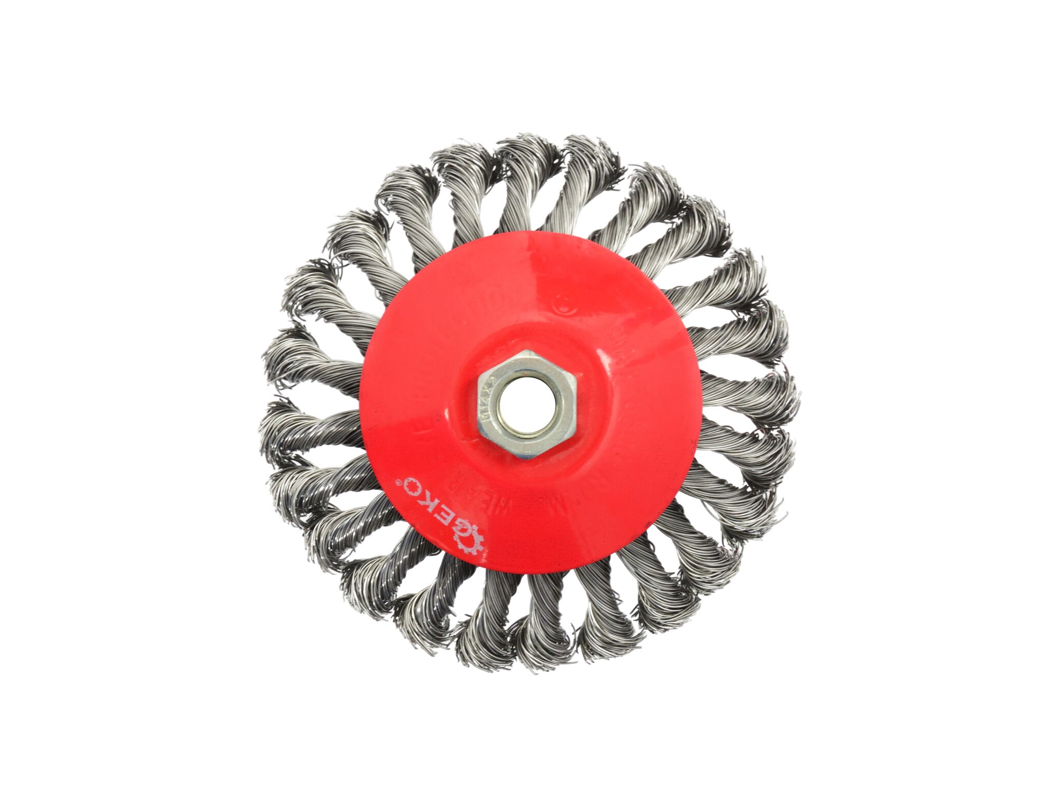 GEKO G00607 Pletená drôtená kefa 125 mm M14