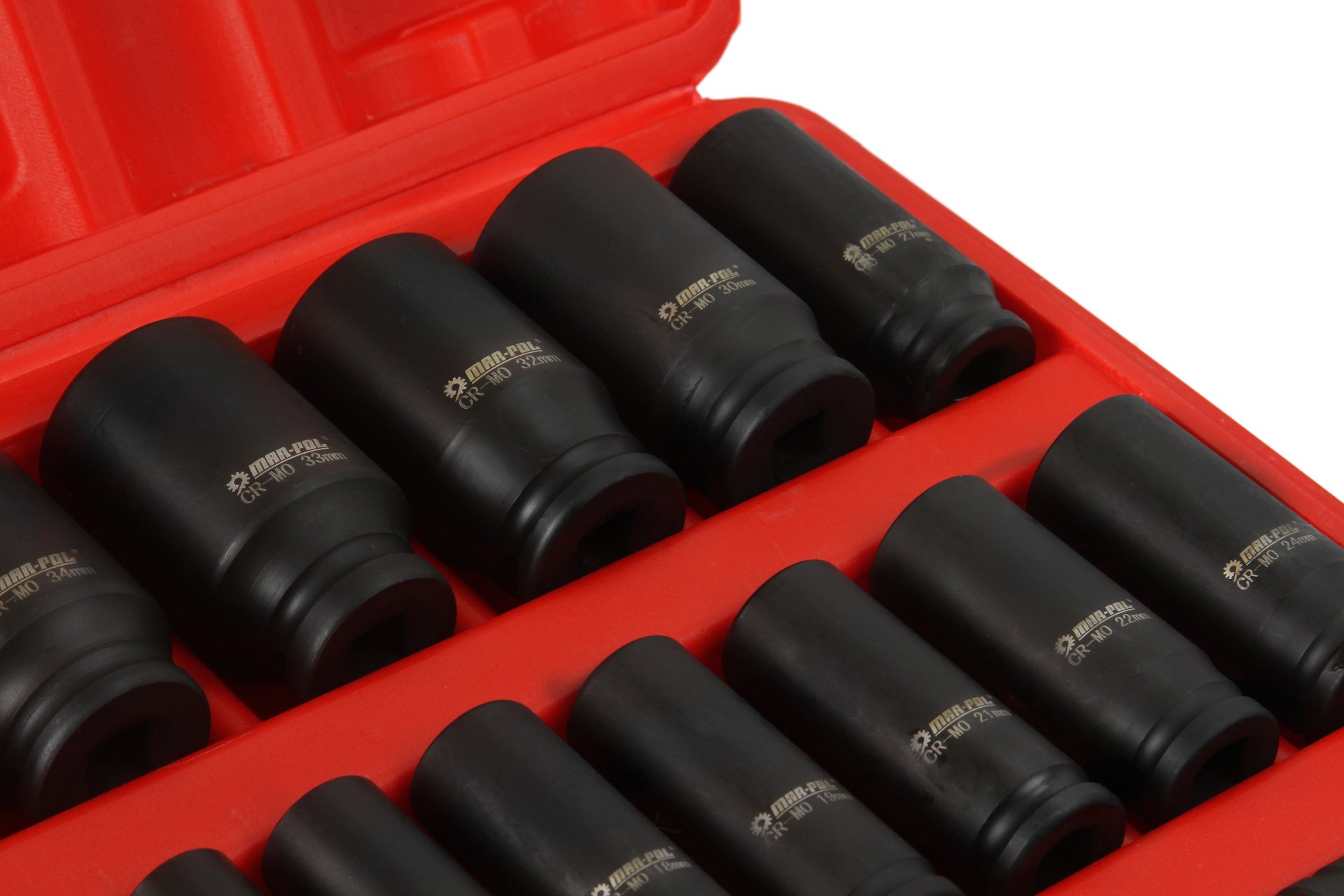 Mar-pol M58258 Nástrčné kľúče hlavice 1/2" Sada 20ks 10-38mm