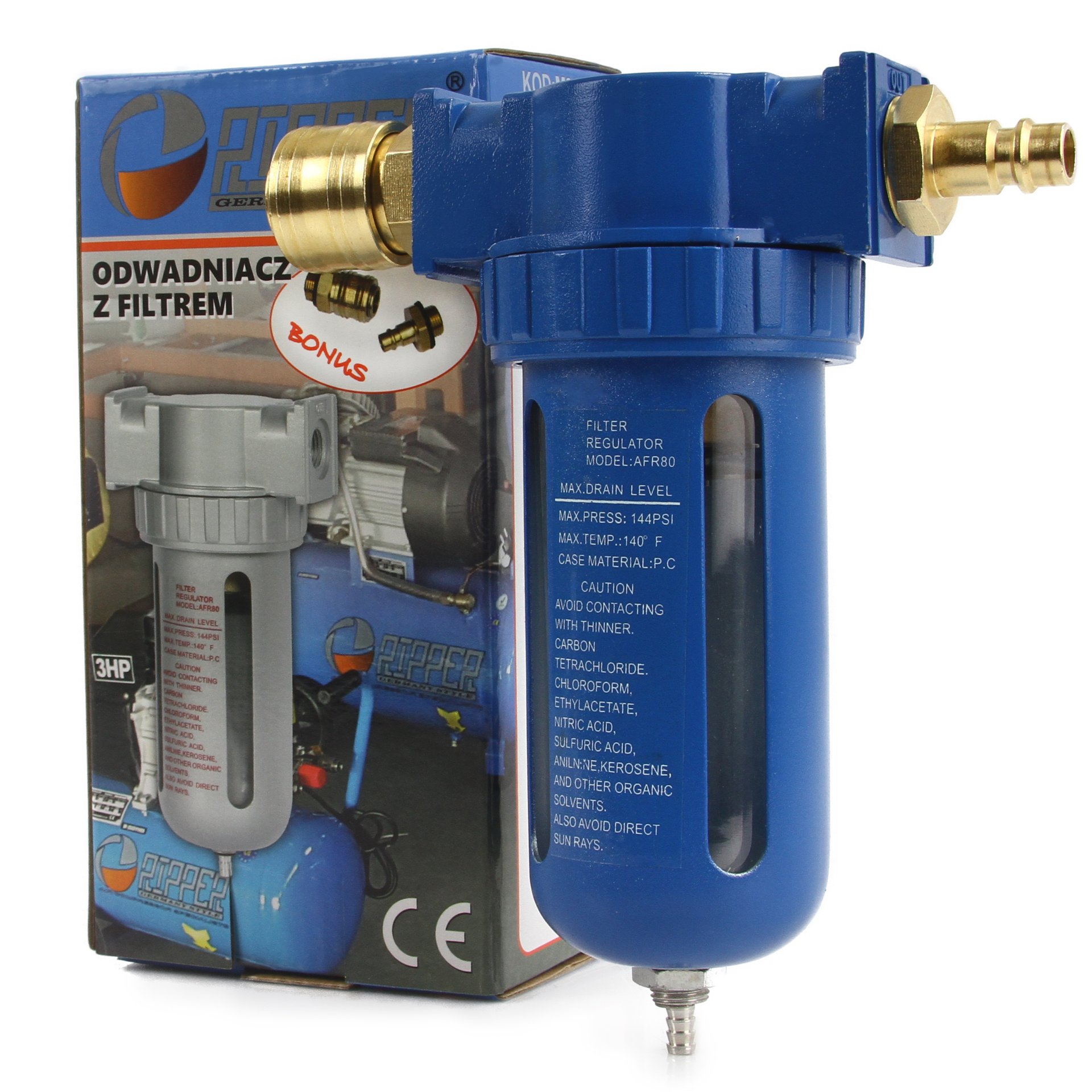 MAR-POL M80695 ODLUČOVAČ S FILTROM 1/2" FILTER