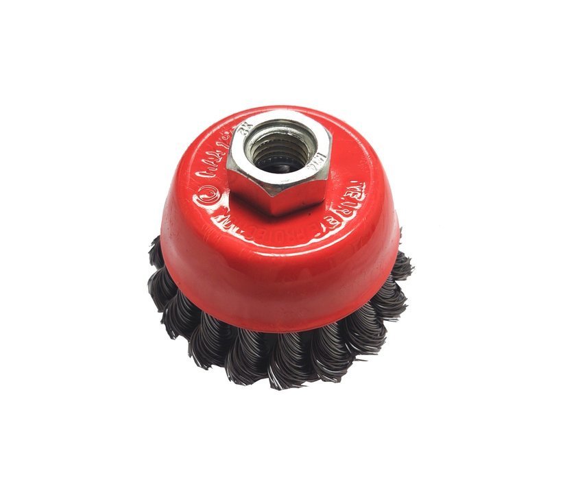 MAGMA M14 75mm Drôtená kefa na brúsku, dráťák