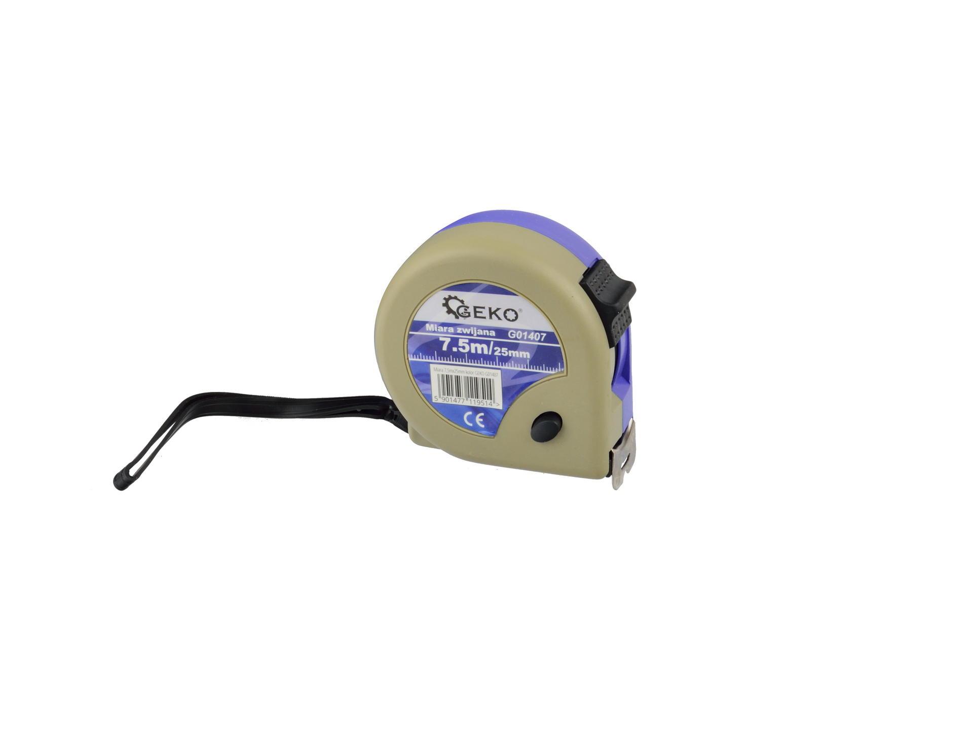 GEKO G01407 Zvinovací meter meradlo 7,5m x 25mm
