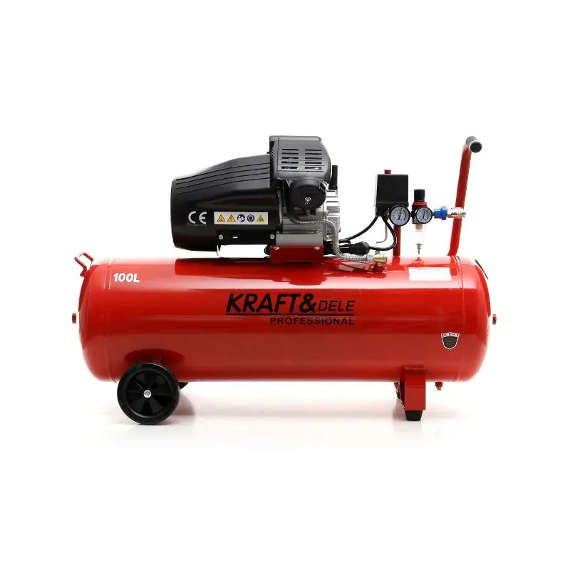 Kraft&Dele KD1480 100L V2 Kompresor olejový 2 PIESTY 230V dvojvalcový + Separátor