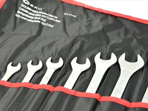 Geko G11144 Kľúče očko-ploché 12ks 6-32mm kľúč očkový vidlicový Sada kľúčov