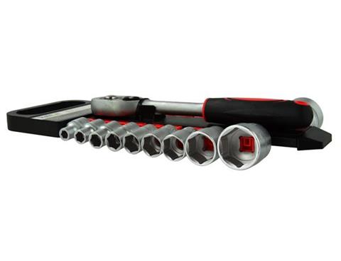 Keltin K00107 Nástrčné hlavice 1/2", kľúče, račňa 8-32mm 19ks SADA