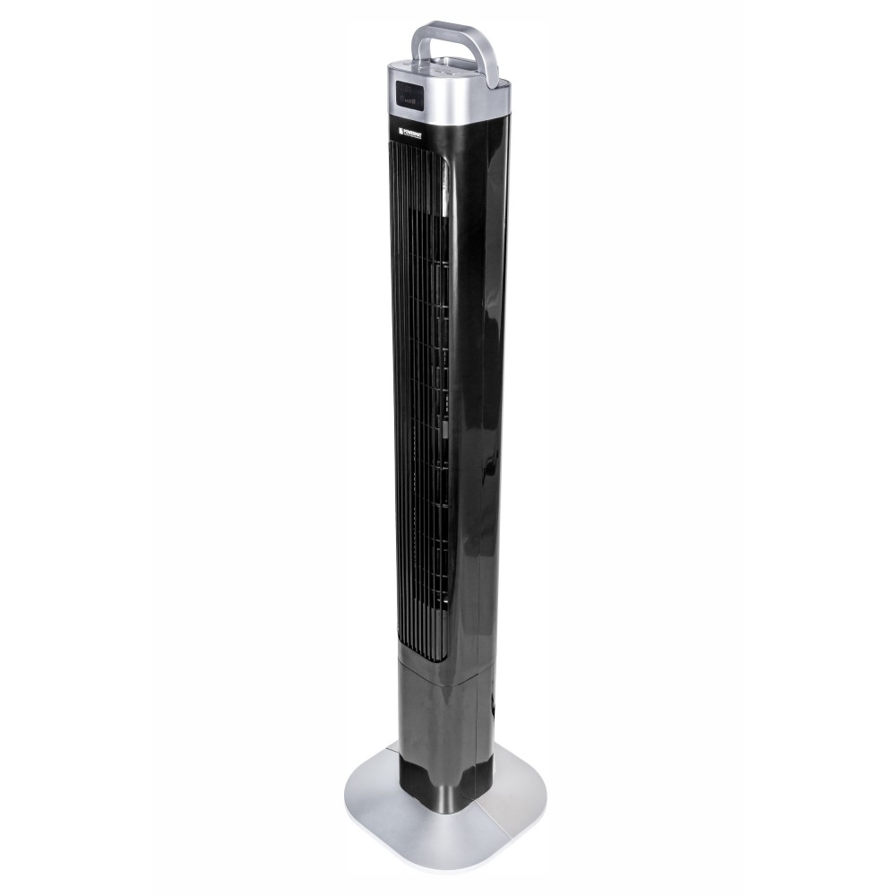 Powermat BLACK TOWER-120 Stĺpový ventilátor 121cm 90W diaľkové ovl.