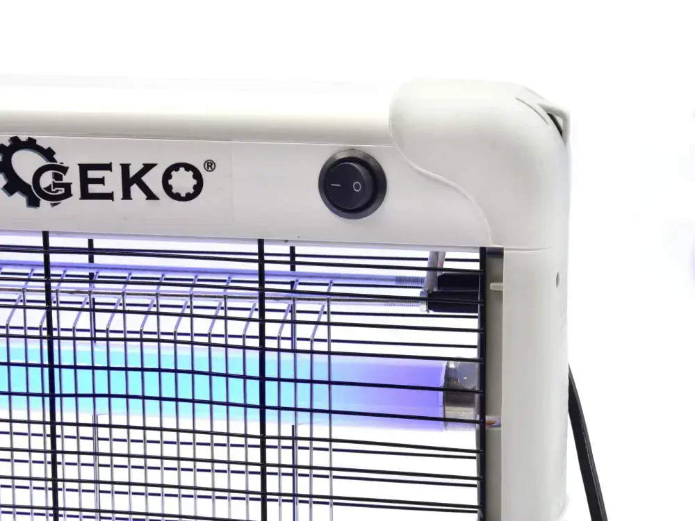 Geko G80491 Elektrická lampa proti komárom muchám lapač hmyzu UV svetlo 40W