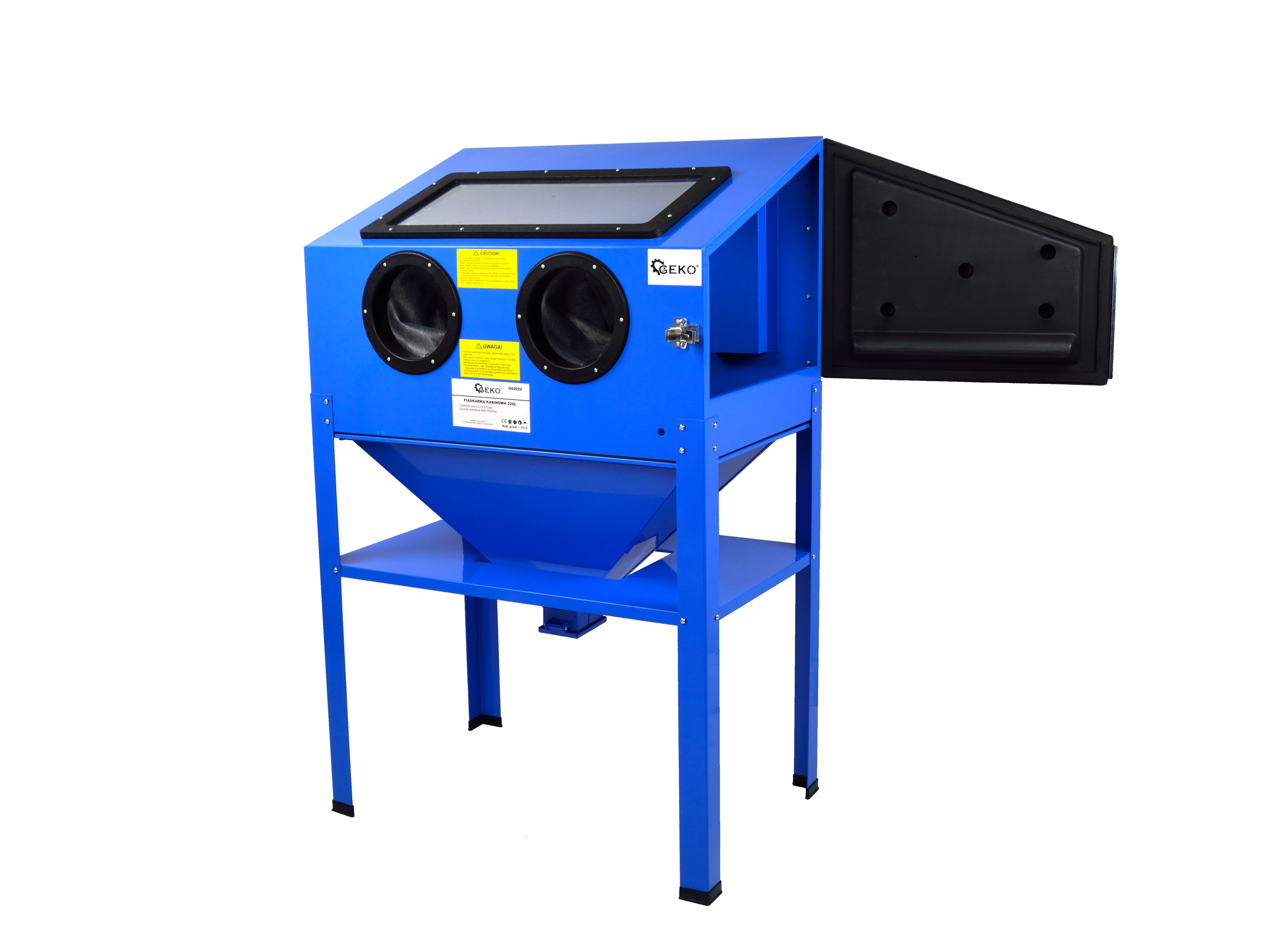 GEKO G02022 PIESKOVACÍ PRÍSTROJ 220L, BOX, pieskovačka + pištoľ, trysky, fólia