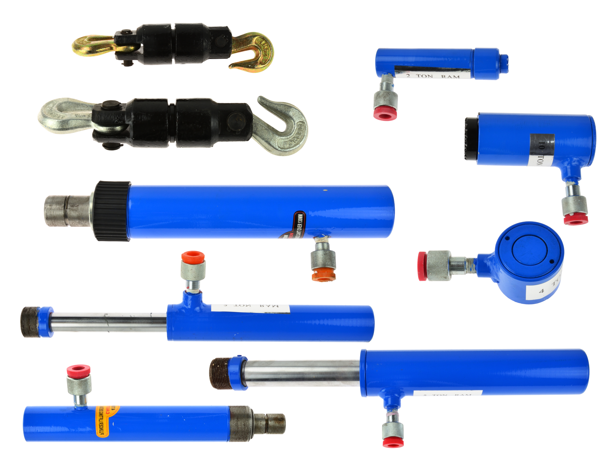 GEKO G02073 Hydraulické piesty a sťahováky na opravu karosérie 7ks