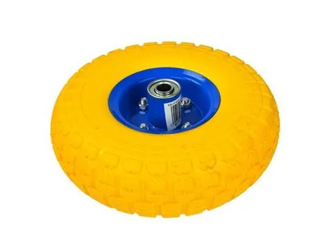Geko G71026 Gumové koleso do vozíka nenafukovacie PU 3,50-4, naplnené