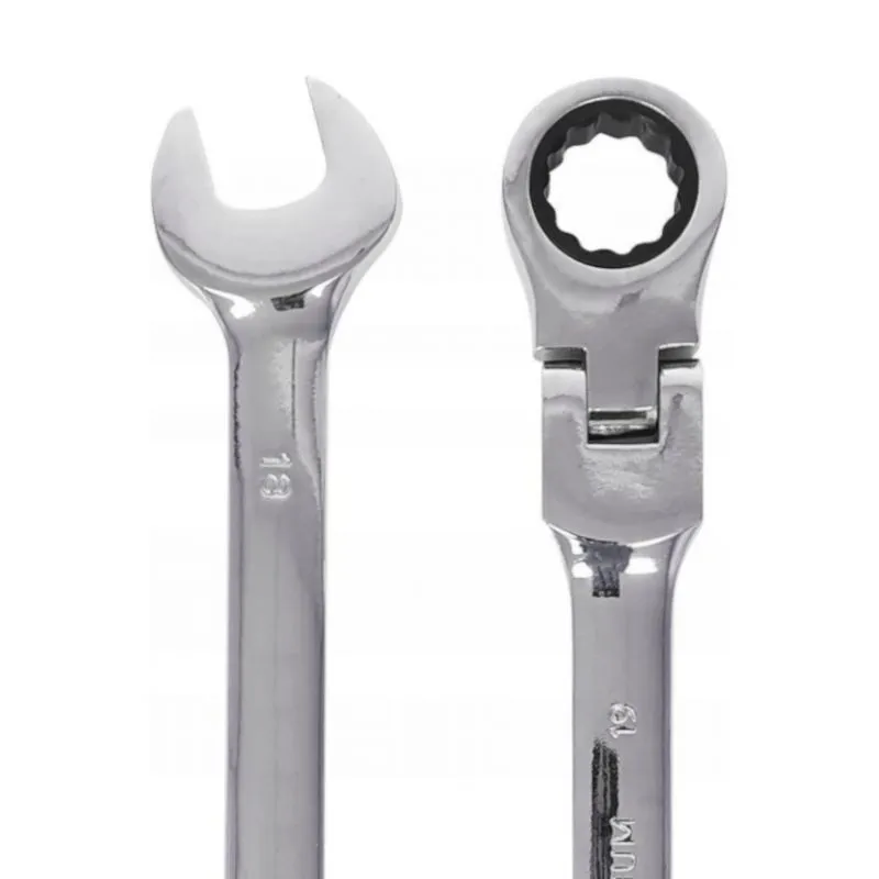 KRAFT&DELE KD10947 Kľúče očko-ploché 12ks 8-19mm s račňou, sada kľúčov, zalomené