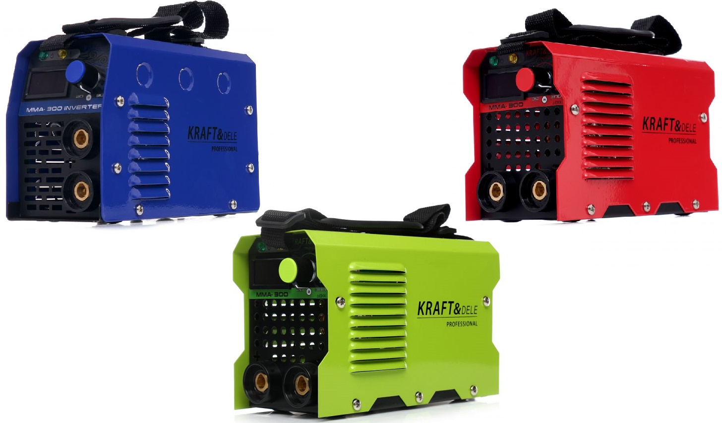KRAFT&DELE KD1863 INVERTOROVÁ ZVÁRAČKA MMA 300A + VEĽKÁ SADA