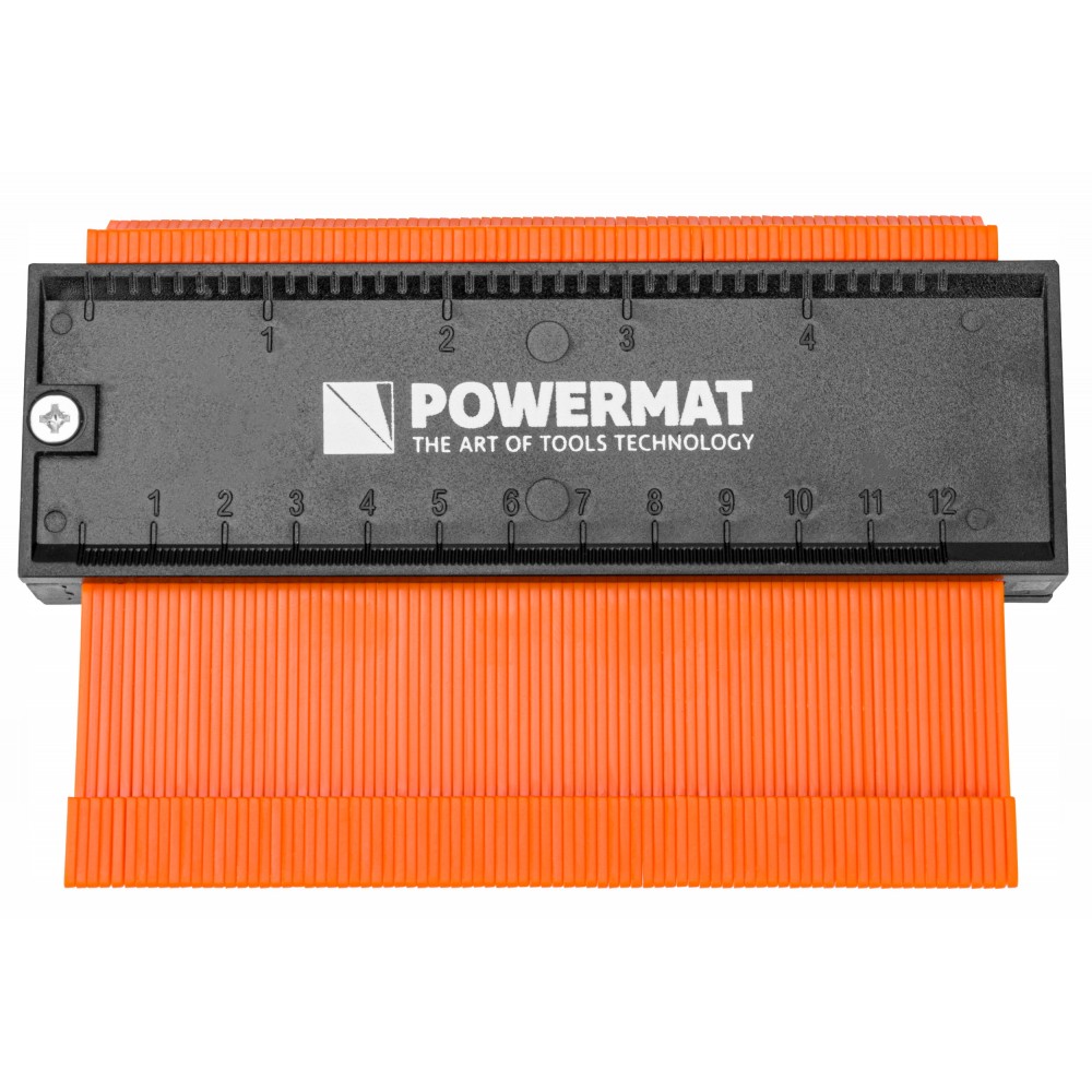 POWERMAT PM-GSK-5T Multifunkčná šablóna na obkreslenie tvarov 120mm / 5 "