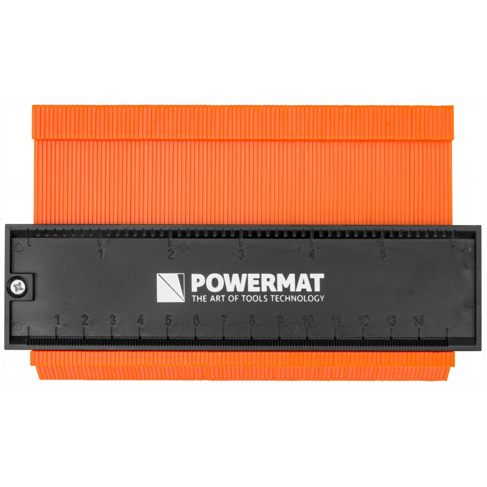 POWERMAT PM-GSK-6T Multifunkčná obrysová šablóna na kopírovanie tvarov 150mm