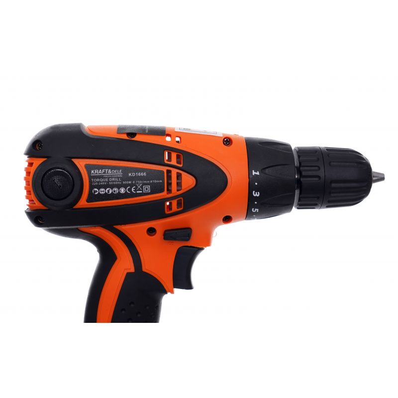 KRAFT&DELE KD1666 Elektrický skrutkovač vŕtačka 900W LED