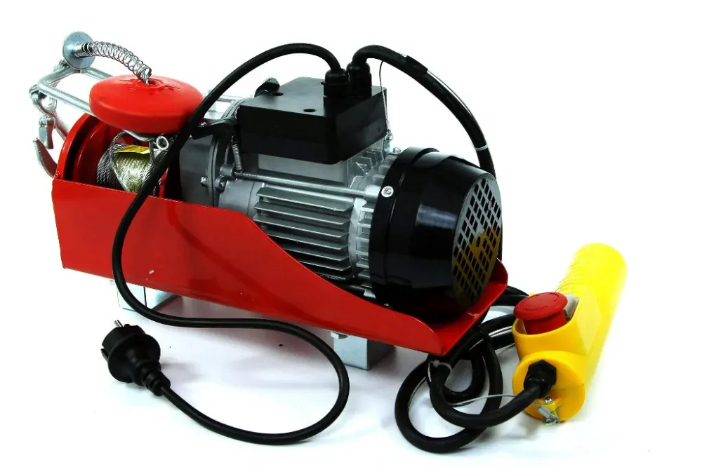 MAR-POL M80791 ELEKTRICKÝ LANOVÝ NAVIJAK kladkostroj 400 / 800kg 230V