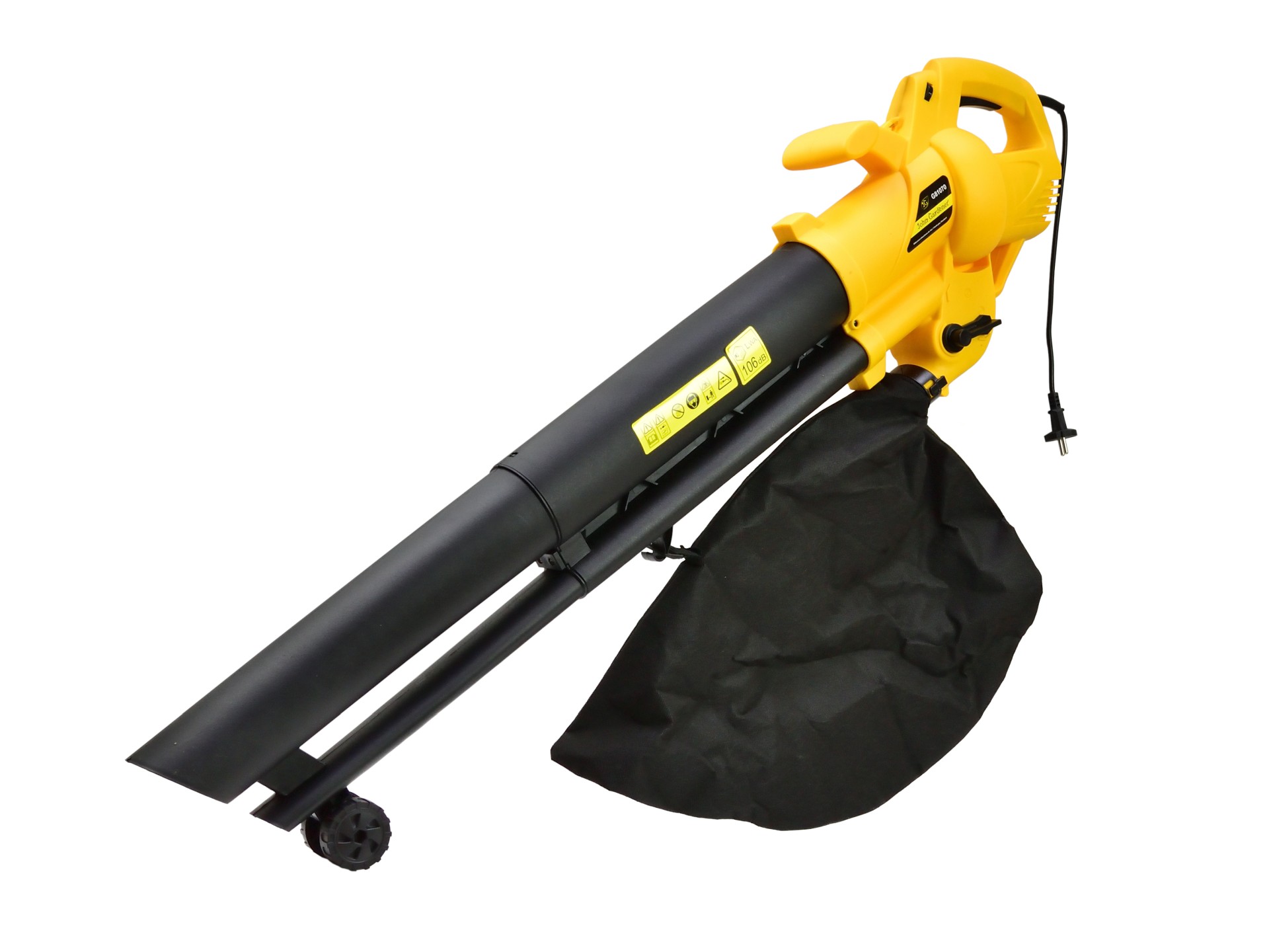 GEKO G81070 3000W Elektrický fúkač vysávač drvič lístia 3kW John Gardener