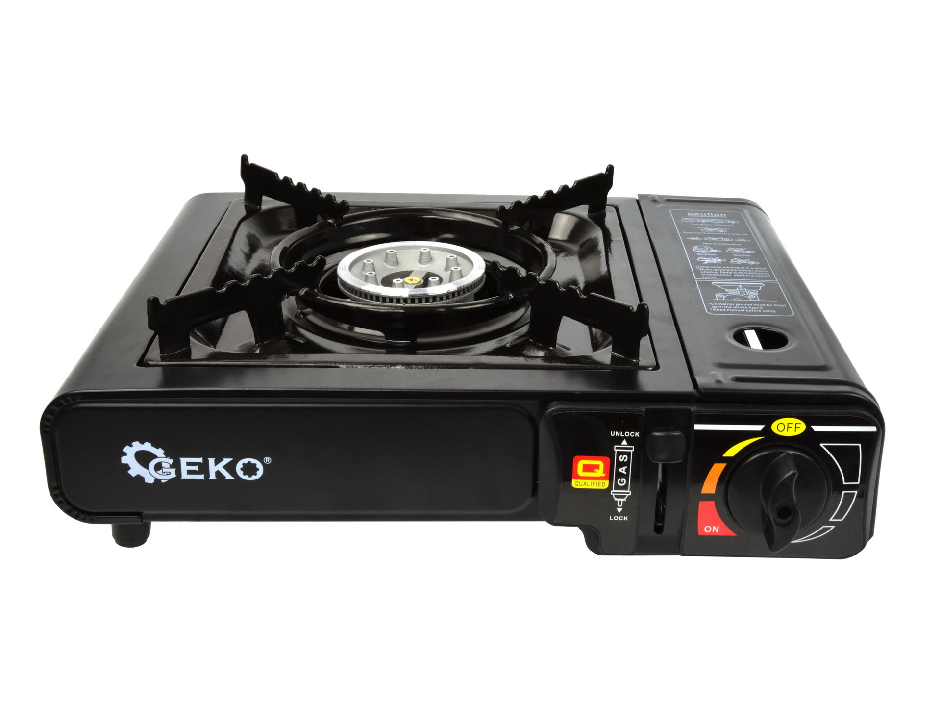 GEKO G80521 TURISTICKÝ Plynový horák varič sporák + nástavec na grilovanie