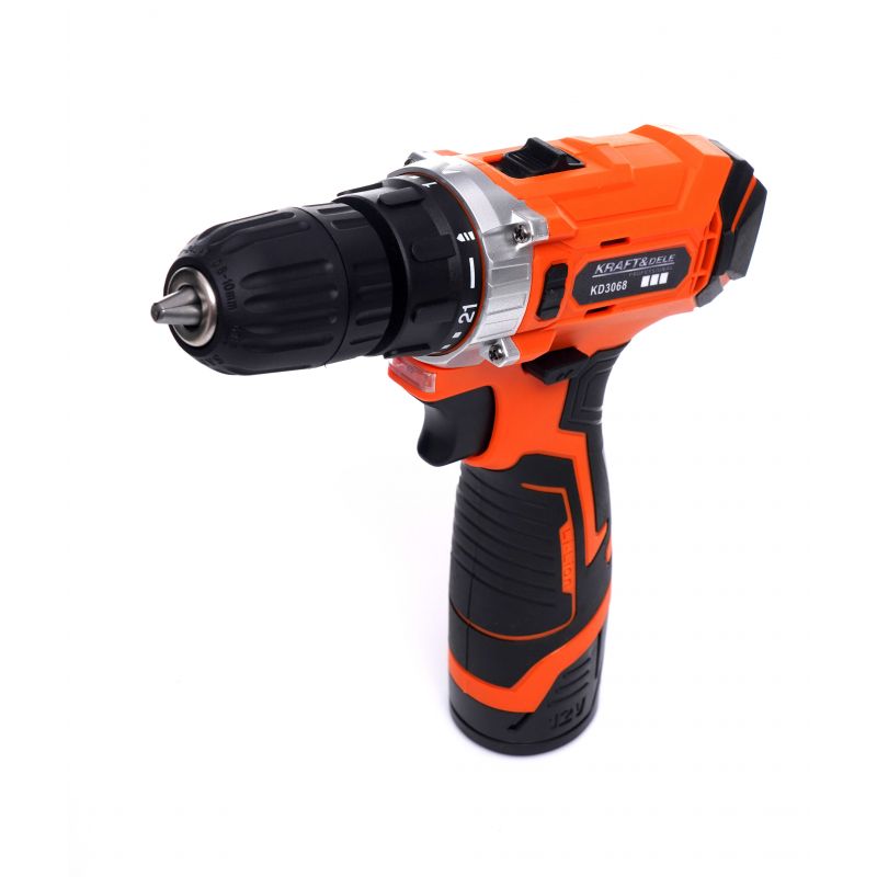 Kraft&Dele KD3068 Aku vŕtací skrutkovač 12V 2x1,5Ah LCD