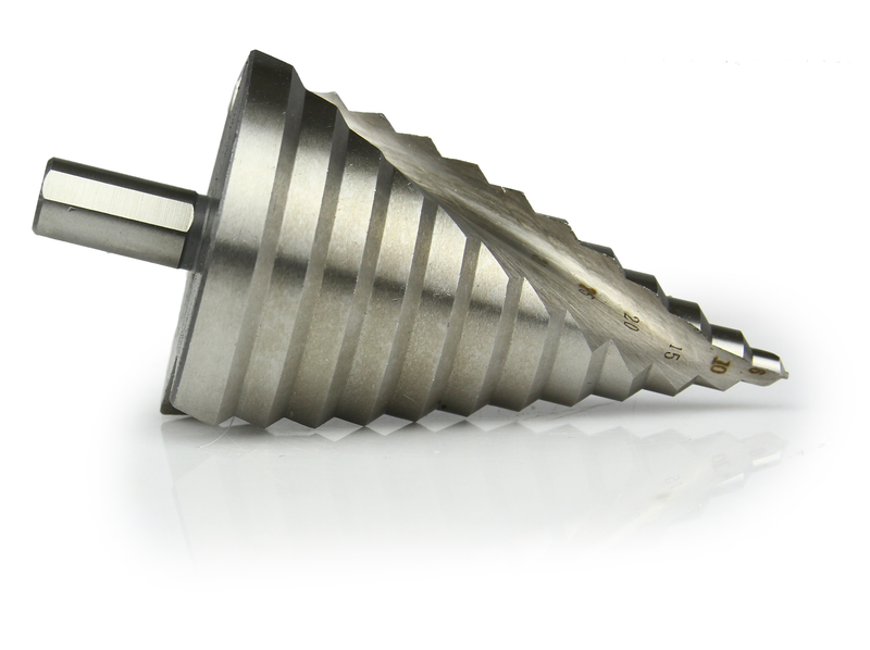 MAR-POL M22340 Stupňovitý špirálový vrták 6-60mm na kov, drevo