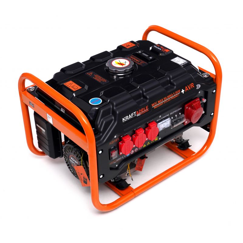 Kraft&Dele KD161 Elektrocentrála 3500W generátor prúdu AVR 12/230V/380V