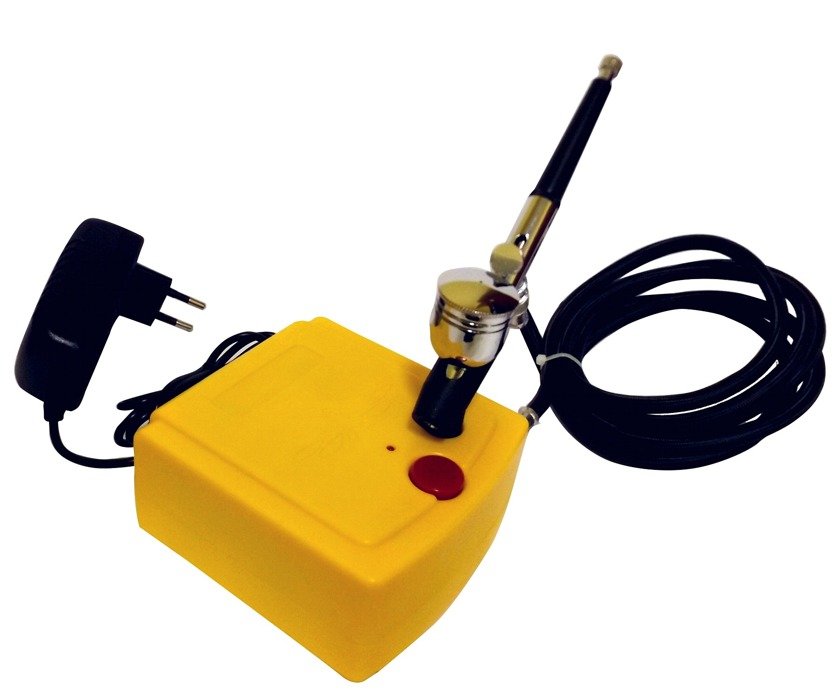 MAGMA TC-100AK Kompresor a airbrush striekacia pištoľ na maľovanie AUTOSTOP