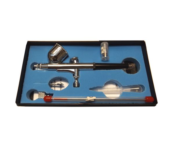 MAGMA AB-130 Airbrush striekacia pištoľ sada na maľovanie nanášanie farby 0,2mm 0,3mm