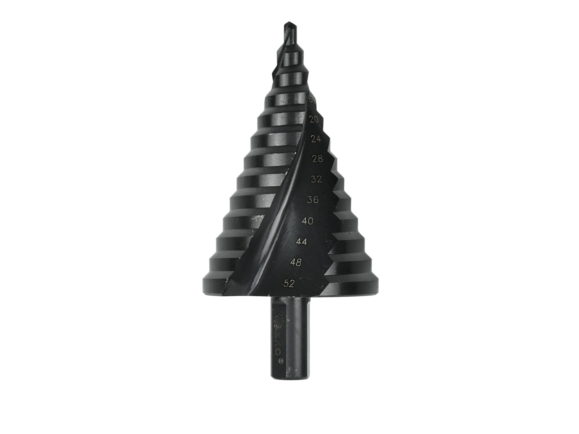 GEKO G38565 Stupňovitý vrták HSS TiAlN 4-52mm