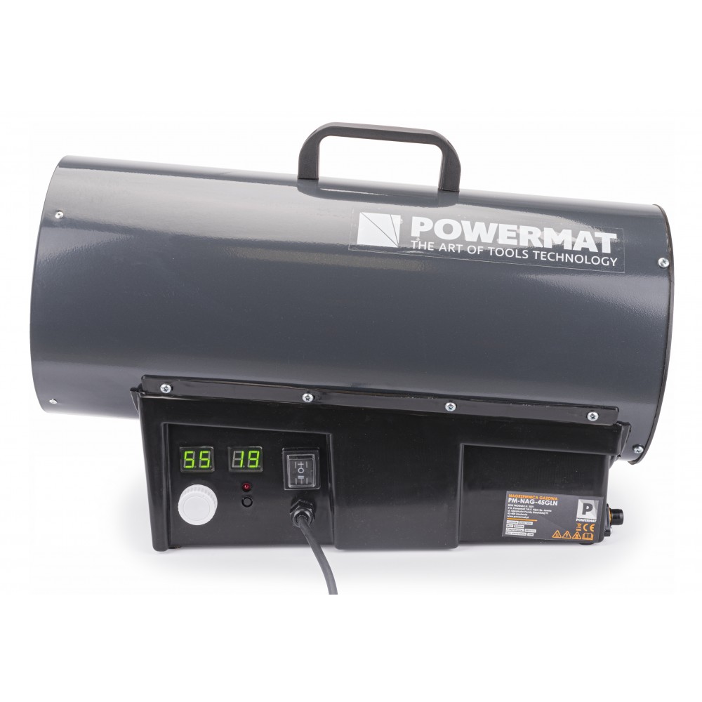 POWERMAT PM-NAG-45GLN Plynový ohrievač kúrenie LCD 45kW 850m3/h