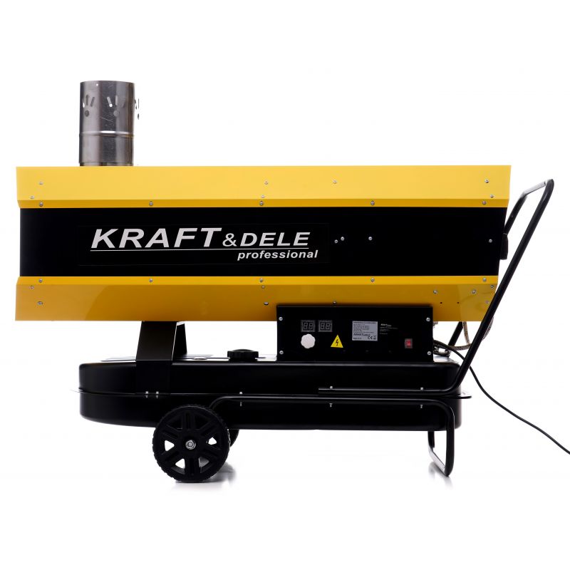 KRAFT&DELE KD11717 Naftový ohrievač s komínom 65kW digitálny termostat