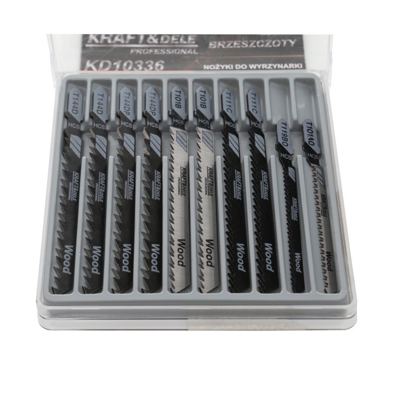 Kraft&Dele KD10336 Pílový list náhradný plátok nôž čepeľ do šablovej píly sada 10ks