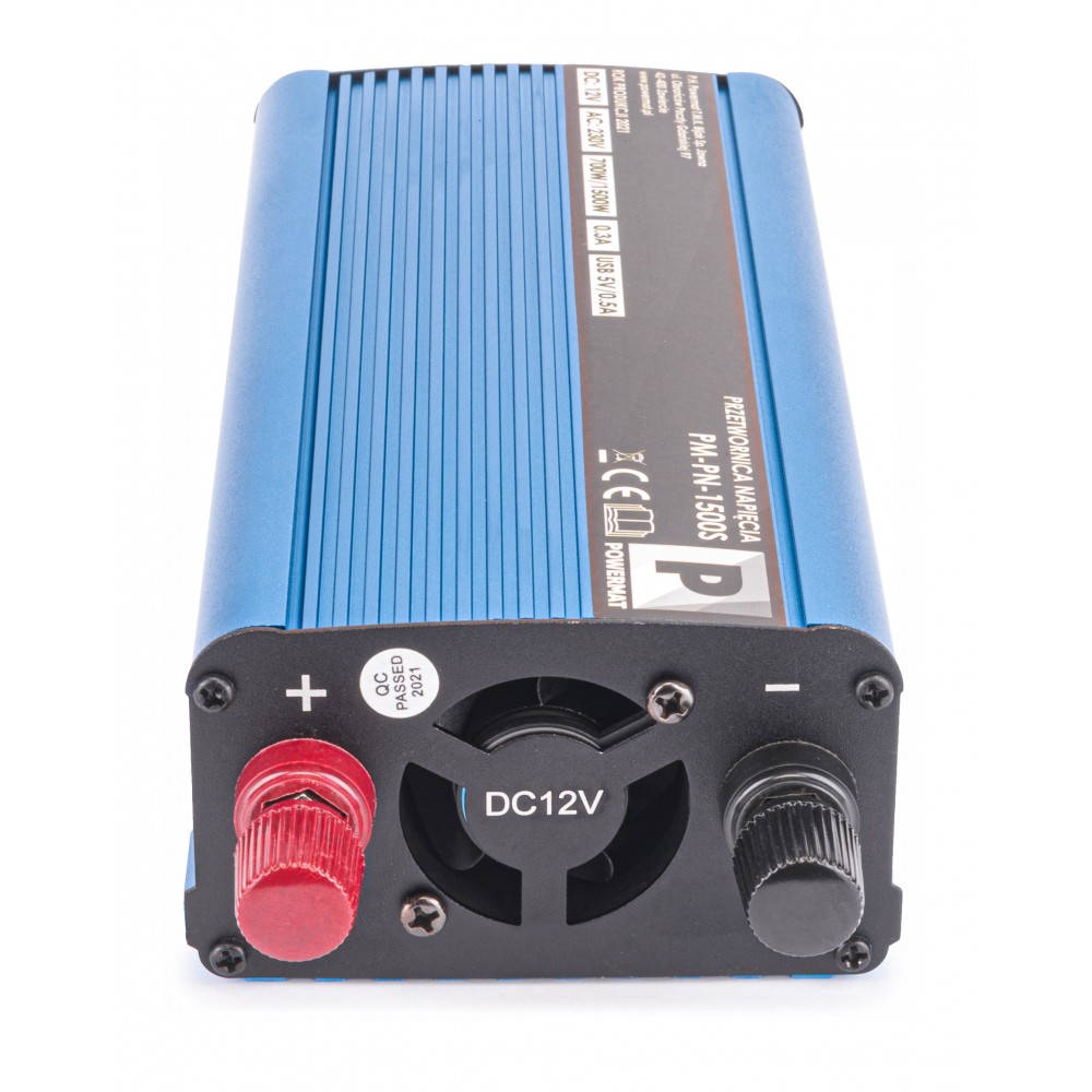 POWERMAT PM-PN-1500S Menič napätia pre vozidlá, autá 12V 1500W
