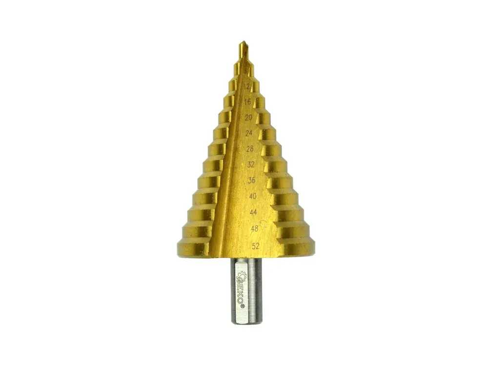 GEKO G38507 Stupňovitý kúžeľový vrták HSS TiN 4-52mm