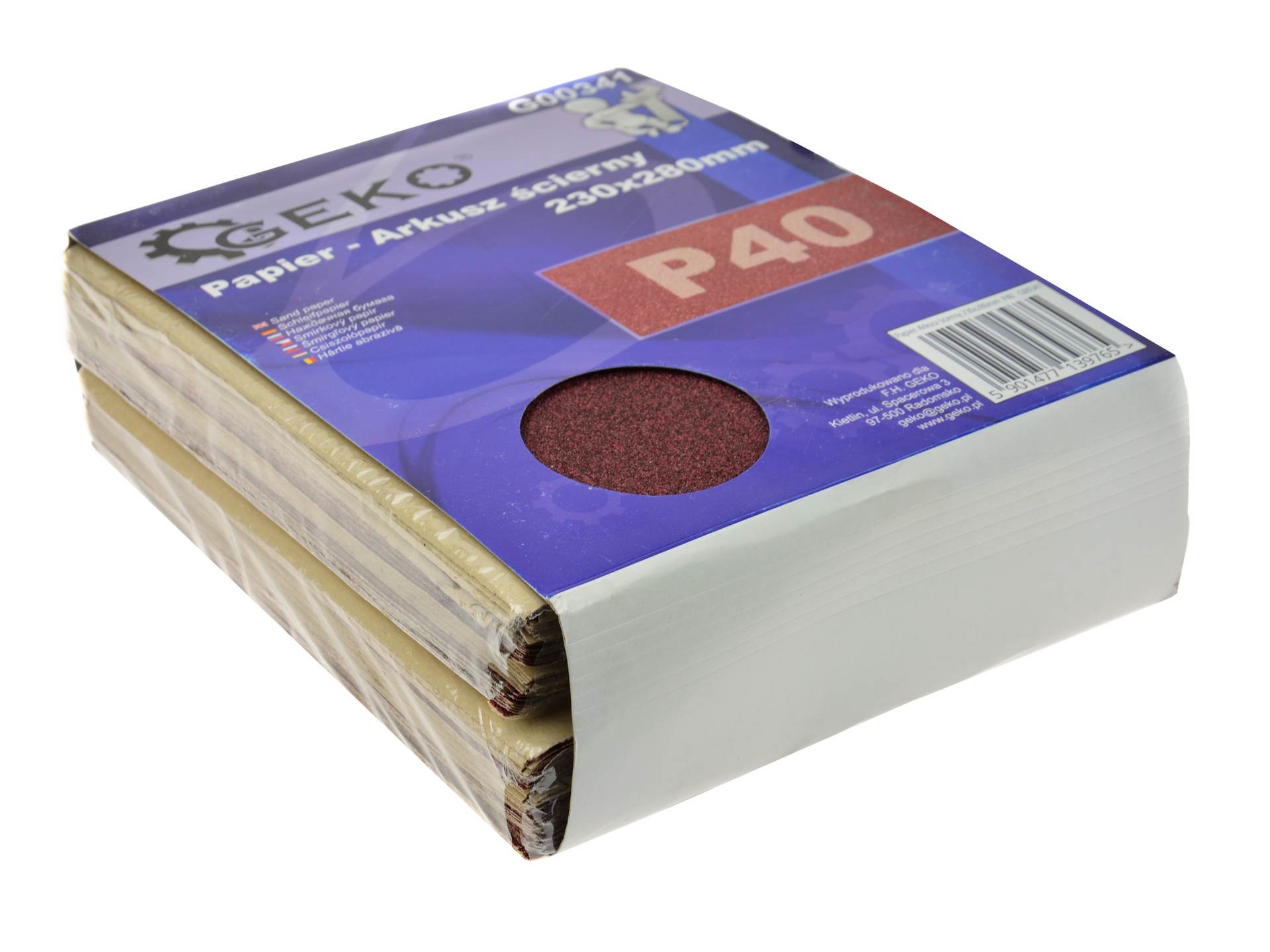 GEKO G00341 Brúsny papier 230x280mm P40 100ks 