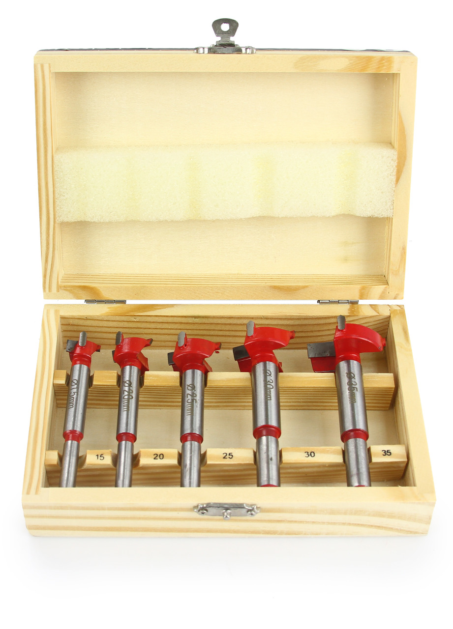 MAR-POL M22410 Vrtáky do dreva sukovníky 5ks 15-35mm