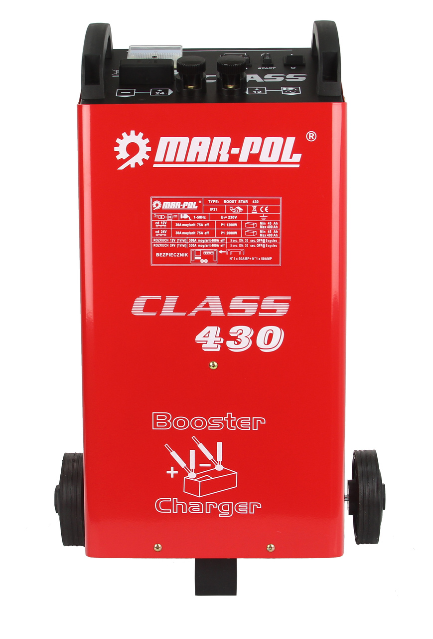 MAR-POL M82512 Autonabíjačka so štartom štartovací zdroj CLASS 430