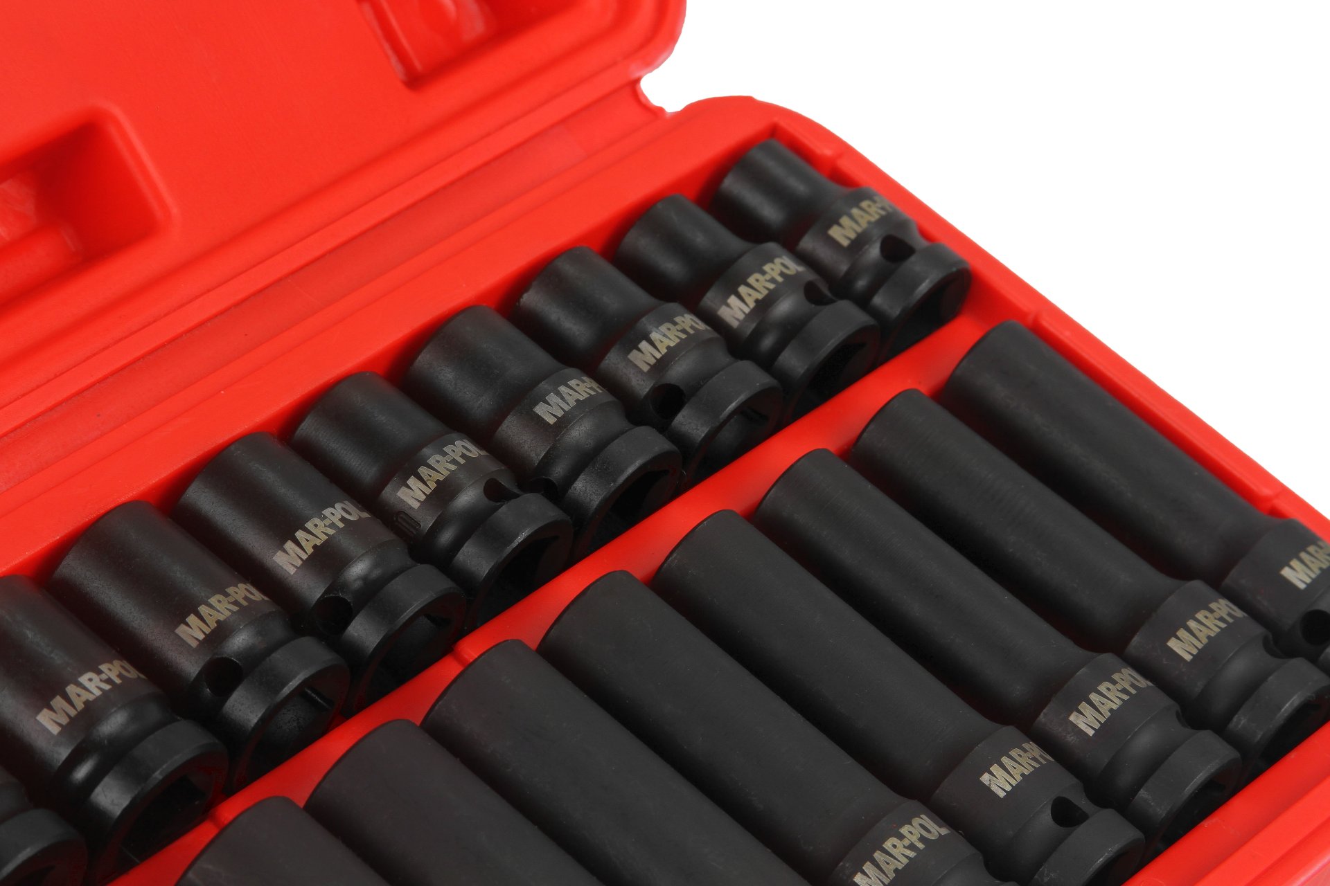 MAR-POL M58259 Nástrčné hlavice kľúče 20ks 1/2" 10-19mm