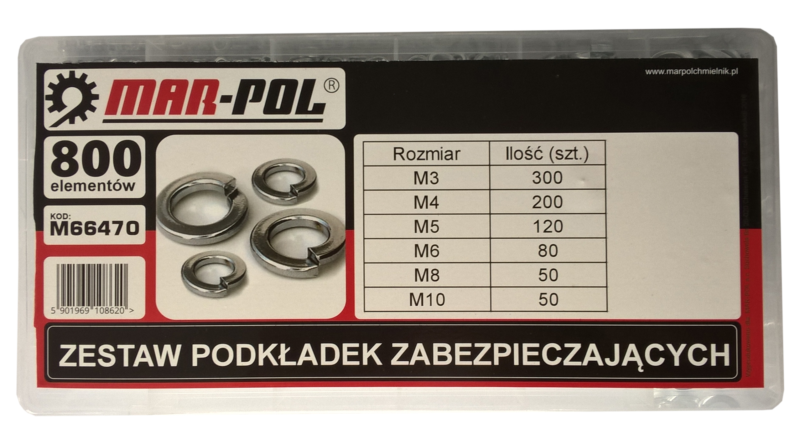 MAR-POL M66470 Súprava - bezpečnostné podložky 800ks
