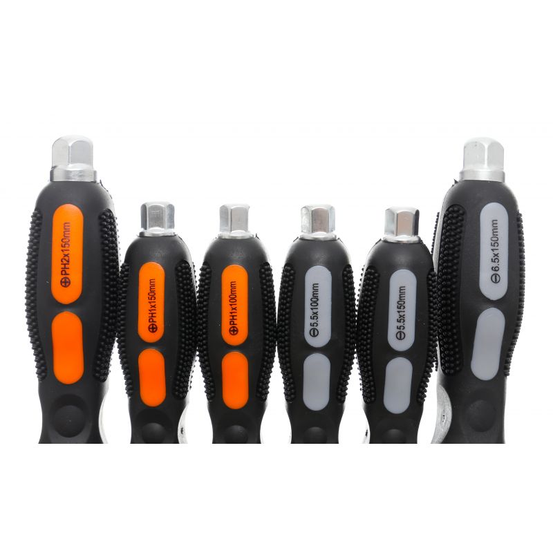 KRAFT&DELE KD10898 Podbíjacie skrutkovače 6 kusov 100mm 150mm