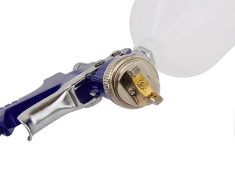 GEKO G01182 Striekacia pištoľ na farby + redukčný ventil 600 ml 