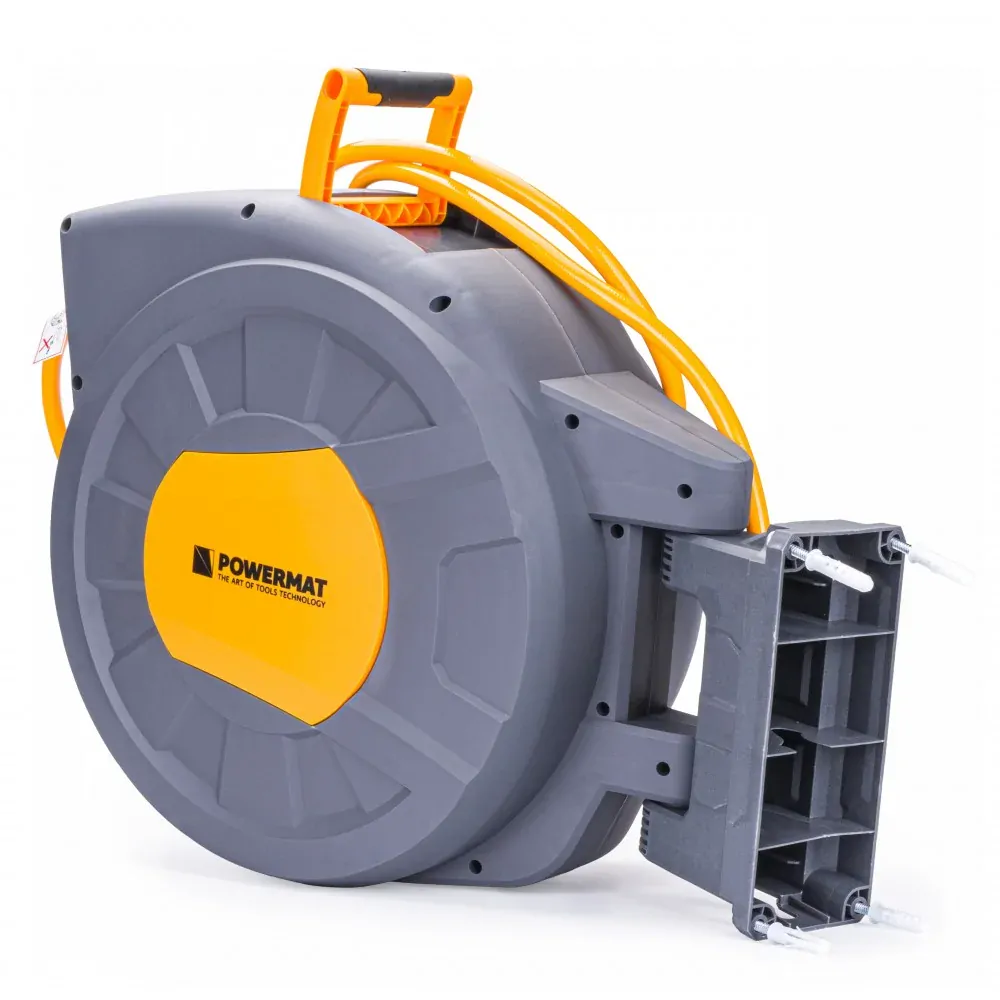 POWERMAT PM-ABNW-35M Samonavíjací bubon so záhradnou hadicou 35m 1/2"